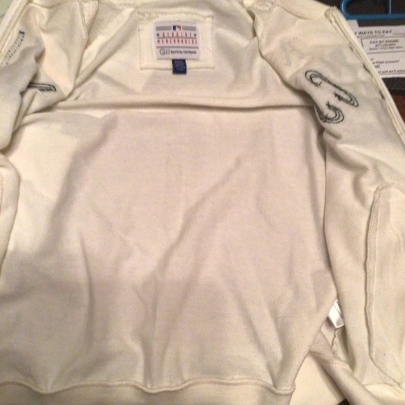 RARE Oakland Athletics Women Sequin Jacket Small- baseball lightweight zip-up - Picture 3 of 4